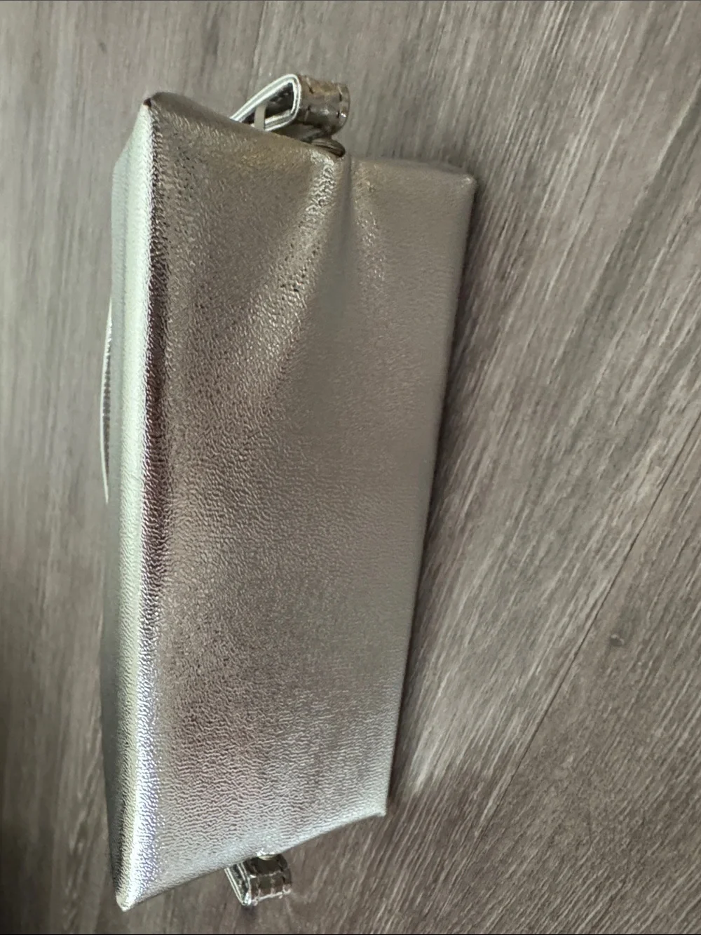 Vintage Metallic Silver Evening Top-Handle Bag - Picture 10 of 10